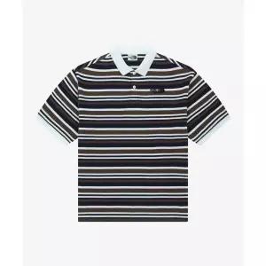 노스페이스 NT7PR03J 화이트라벨 스트라이프 반팔 폴로 NAVY 165884