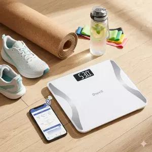 디웰 스마트 체지방 체중계 정확한 몸무게 인바디 가정용 화이트색상