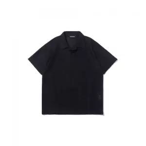 OTHERFITS 썸머 매쉬 오픈 카라니트 (블랙) 412826