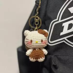키티 수제 인형 키링 DIY 선물용 가방고리 펜던트