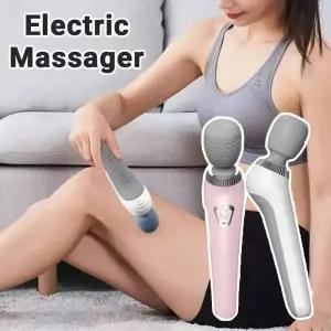 휴대용 전기 마사지 스틱 USB 충전식 5단계 조절 가능한 핸드헬드 기기 실용적인 고주파 진동