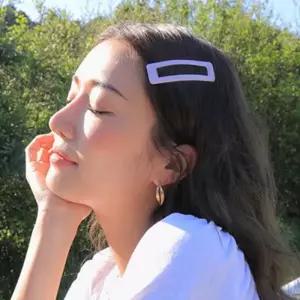[룽스_62]똑딱이 집게핀 메탈 헤어핀 머리핀