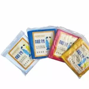 휴대용 일회용우의 핑크 (50개입) 남자우비 여성레인코트 낚시용비옷