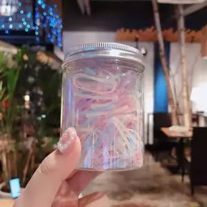 [룽스_62]헤어 예쁜 머리 대용량 고무줄 아기고무줄 끈 텔