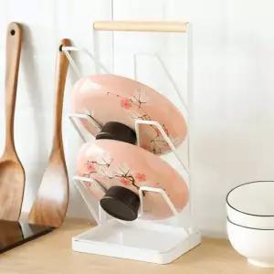 우드 메탈 도마 거치대 꽂이 키친랙 살림템 걸이 냄비뚜껑 쟁반 건조대 받침대 정리