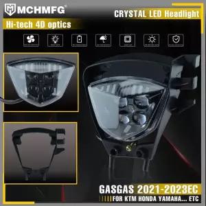 MCHMFG 오토바이 크리스탈 LED 헤드 라이트 전조등 GASGAS - EC Enduro Motorcycle