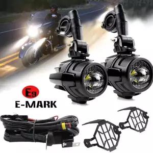 E9 오토바이 LED 보조 헤드 라이트 bmw 호환 R1200GS LC 모험 용 플립 형 안개등 장치