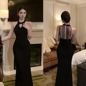 율랑팡 여자 빈티지 일자핏 슬림 여름용 빅사이즈 청바지 7부 HO2