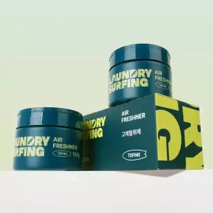 런드리서핑 고체 탈취제 150g 2개입 반려동물 안전 담배 홀애비 남자 하수구 냄새 제거