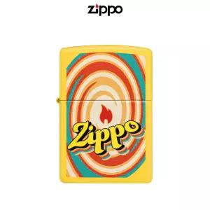 ZIPPO 46570 지포 로고 소용돌이 페인팅 오일 라이터 휴대용 EDC 선물 파이어 스모킹 한강사