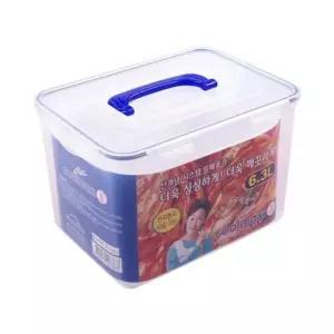 직사각 밀폐용기 6.3L 보관용기 김치통