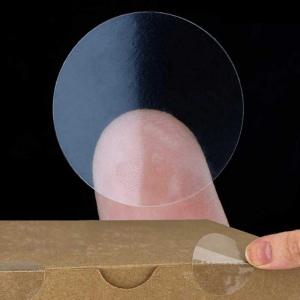 원형 투명 씰링 대용량 포장 마감 스티커 30mm 500P 동그란 개봉 무지 테이프