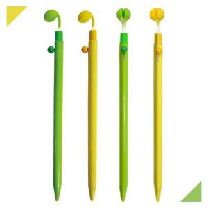 [마치]콩나물 니들 노크펜 0.7mm 케릭터볼펜