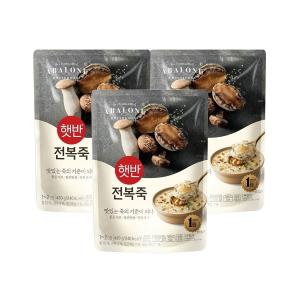 햇반 햇반죽 전복죽 420g x3개