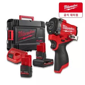 밀워키 M12 FIW2F12-5252X 충전임팩렌치 5.0Ah/2.5Ah