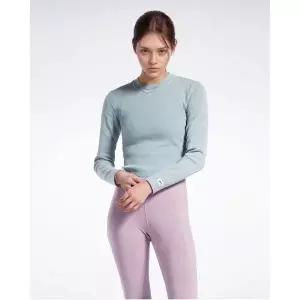 [아웃도어스/리복]여성 CL RBK ND RIB 롱슬리브 티셔츠 - 그레이 / HH9727 RETS2F300G2