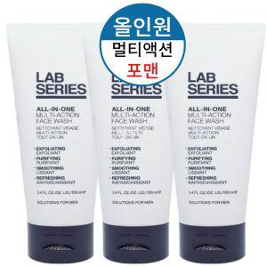 2+1 랩시리즈 올인원 멀티 액션 훼이스 워시 포맨 남성 페이스 클렌저 랩 남자세안제