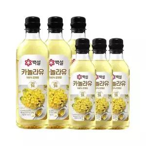 [CJ제일제당]백설 카놀라유 900ml x3개+500ml x3개