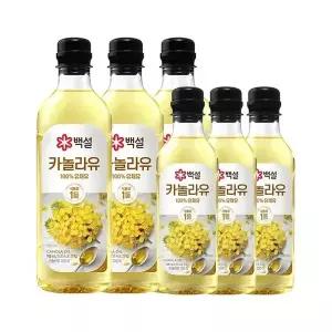 [CJ제일제당]백설 카놀라유 900ml x3개+500ml x3개