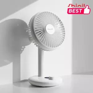 신일 100단 선풍기 무선 탁상용 무소음 저소음 테이블 데스크팬 캠핑용 풍량 초미세조절 25년 신상품 