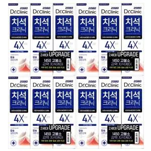 2080 닥터크리닉 치석 크리닉 치약 120g x12개