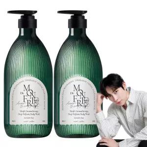 [체취감소 95%] 먼프리 유기농 에센셜 오일 아로마 테라피 딥 퍼퓸 바디워시 1059ml 2개입