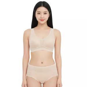 판도라by비비안 여성 인견 노와이어 브라 팬티 세트 A B 컵 쿨 몰드 브래지어 런닝형 빅사이즈 BR7166S