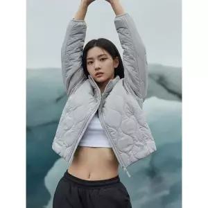 [아웃도어스/뉴발란스]W 라이트 경량 퀼팅 자켓 라이트그레이 NBNQD4W942-16