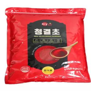 청양식품 햇살고운 청결초 한식용 고춧가루2.5K 8개 1박스