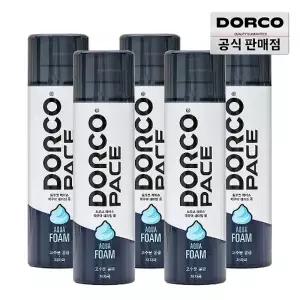 도루코 페이스 대용량 아쿠아 쉐이빙폼 250ml 5개