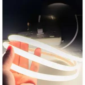 스마트 무선 조명 리모컨 LED 수면등 부착식 웜 라이트 USB 라인 3m