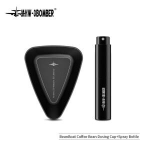 MHW-3BOMBER 커피 콩 도징 컵 및 스프레이 병 세트 도징 트레이 10ML 정적 감소 콩 스프리처 키트 커피 액세서리
