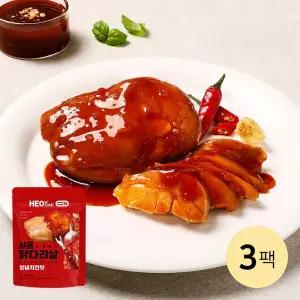 [허닭] 촉촉 퐁당 실온 닭다리살 양념치킨맛 3팩