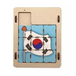 4인세트 원목 태극기 퍼즐 만들기 꾸미기 과학교구 방과후 조립활동 실험키트 돌봄