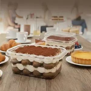 투명 티라미수 위생용기 투명간식통