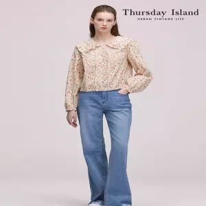 [써스데이아일랜드][Thursday Island] 세미 부츠 컷 팬츠 (T244MJE238W)