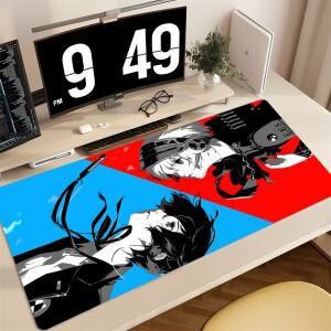 마우스 패드 PC 논슬립 고무 쿨 노트북 게이머 캐비닛 키보드 사무실 컴퓨터 게임용 페르소나 5 데스크 매