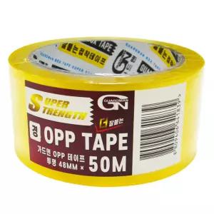박스테이프 OPP GUARDMAN 경포장용 투명 50m 50개입 1박스