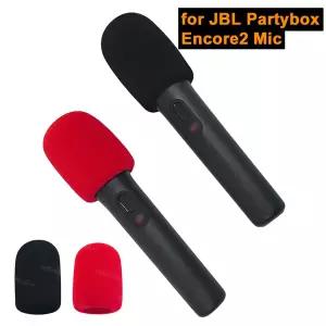 JBL Partybox Encore2 용 2PCS 스폰지 폼 커버 JBL Partybox 무선 마이크 커버 폼 용 마이크 윈드 스크린