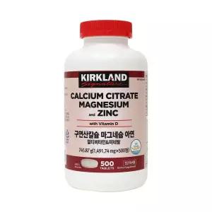 커클랜드 시그니춰 구연산칼슘 1,491.7mg x 500정