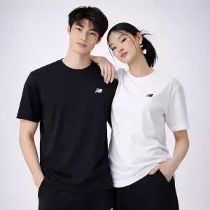 [뉴발란스] 반팔티셔츠 라운드 남여공용 베이직 스몰로고자수 STANDARD FIT 392558