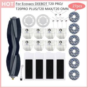 Ecovacs DEEBOT T20/T20 PRO/T20PRO PLUS/T20 MAX/T20 OMNI Hepa 필터 메인 브러시 커버 진공 청소기 먼지
