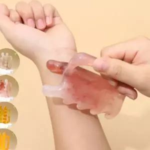 바디 괄사 마사지 종아리 지압기 손잡이 괄사 두피 전신 마사지기 플라스틱 승모근 휴대용 피부 셀프 수동