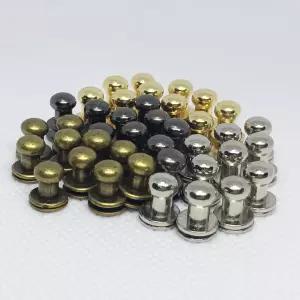리벳 가죽공예 가시메 양면 금속장식 DIY 부자재 재료 도구 5x7