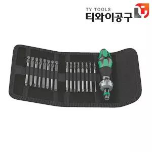 WERA 베라 라쳇 드라이버 비트세트 (Kraftform Kompakt 60 RA) 05051040001