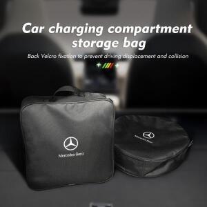 메르세데스 벤츠 AMG A C E S G 클래스 W201 W203용 차량용 충전기 케이블 보관 충전식 건 오거나이저 가방