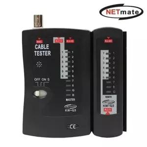 NETmate RJ45 RJ11/12 BNC 랜선 전화선 케이블 테스터기