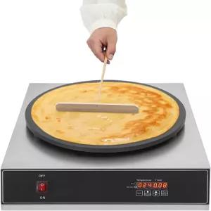1650W 전기 크레페 메이커 머신 16인치 논스틱 상업용 팬케이크 디지털 디스플레이 조절 가능한 온도