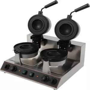 2.4KW 상업용 듀얼 파니니 프레스 전기 버거 토스터 샌드위치 메이커 그릴 110V 논스틱 코팅 스테인리스