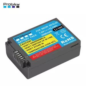EN-EL25 EN-EL25a ENEL25 Z50 Z30 ZFC 미러리스 디지털 카메라용 2000mAh 충전식 리튬 이온 배터리